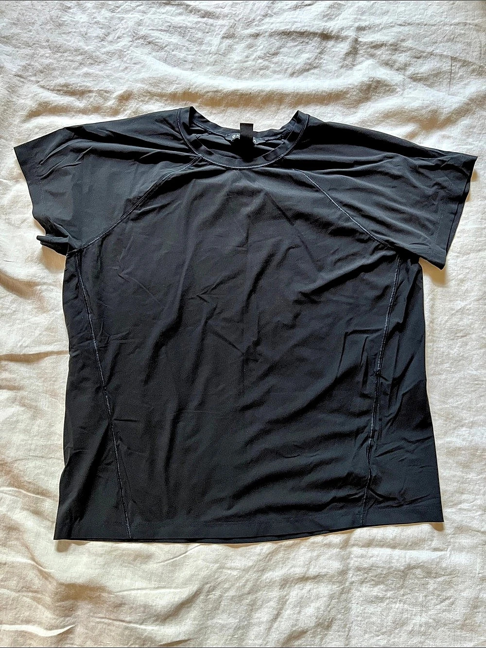 Athleta Black Athletic Tee Size Small